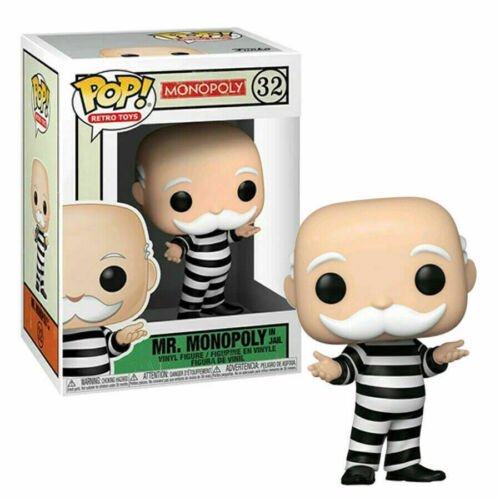 Funko Rétro Jouets : Mr Monopoly En Prison 9.5cm Figurine Pop Vinyle 32 Tout