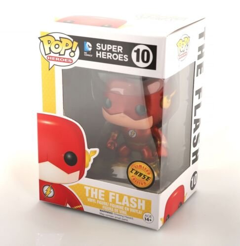 Funko – The Flash Pop ! Heroes Vinyle Figurine #10 Limitée Métallique Poursuite