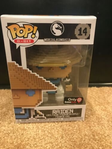 MORTAL KOMBAT 8-BIT RAIDEN FUNKO POP! GAMESTOP BLACK FRIDAY EXCLUSIVE