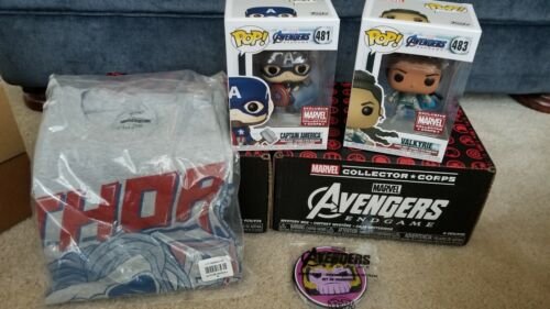 Marvel Collector Corps Avengers ENDGAME Box Xl Funko Pop Captain America 481