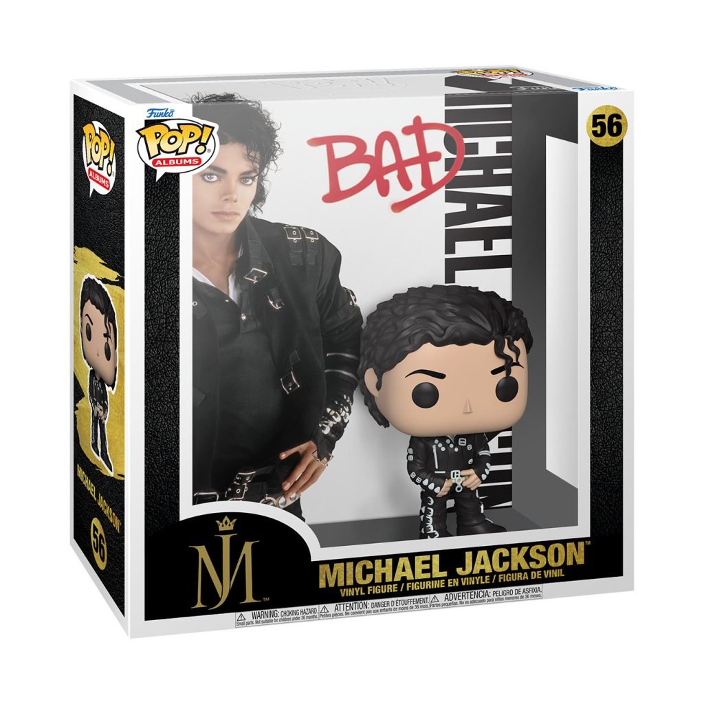 Pop Albums Michael JACKSON Mauvais 9.5cm Figurine Vinyle Funko 56 Neuf en Stock