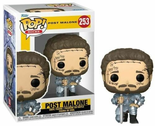 Pop Rocks 253 Knight Post Malone Figurine Funko 20119
