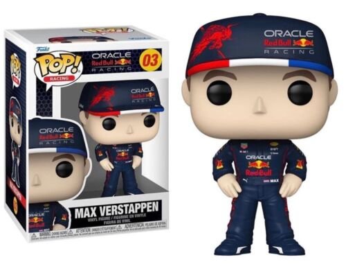 Pop de Course F1 Max Verstappen Rouge Taureau 9.5cm Figurine Pop Vinyle Funko 03