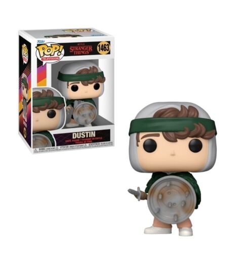 Stranger Things Hunter Dustin Avec Bouclier 9.5cm Figurine Pop Vinyle Funko 1463