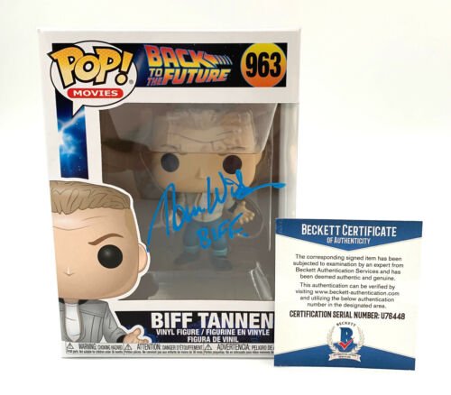 TOM WILSON BACK TO THE FUTURE SIGNED FUNKO POP AUTOGRAPH BECKETT BAS COA 15 TOM WILSON BACK TO THE FUTURE SIGNED FUNKO POP AUTOGRAPH BECKETT BAS COA 15