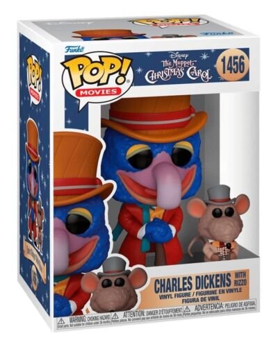 The Muppet Noël Carol Charles Dickens + Rizzo 9.5cm Figurine Pop Vinyle Funko The Muppet Noël Carol Charles Dickens + Rizzo 9.5cm Figurine Pop Vinyle Funko
