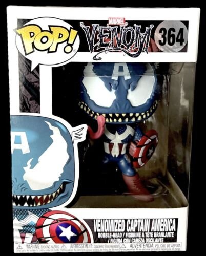 Venom FUNKO POP #364 Venomized Captain America Marvel de Collection Jouet Moc
