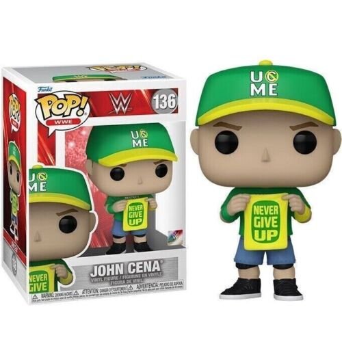Wwe John Cena Jamais Give Up 9.5cm Figurine Pop Vinyle Funko Tout Neuf 136
