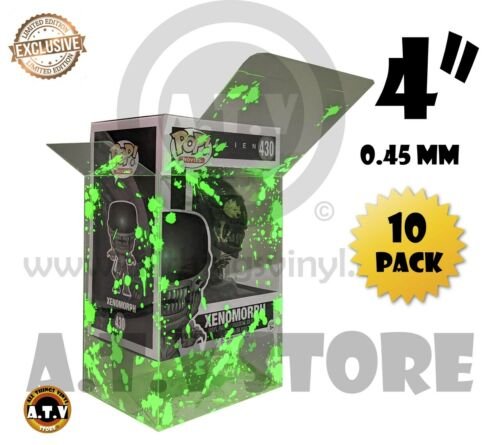 Atv Sang Éclaboussure Brille dans le Noir Protecteurs Pour 10.2cm Funko Pop –