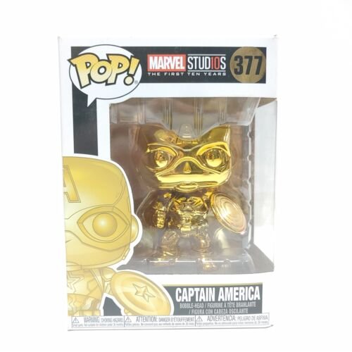 Figurine Funko Pop Captain America Gold 377 (PO168386)