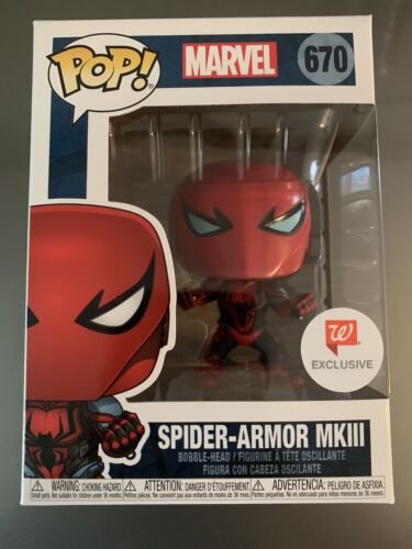 Funko POP! Marvel Spider-Armor MKIII #670 Walgreens Exclusive