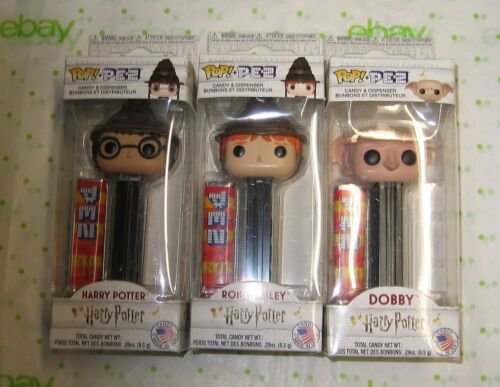 Funko POP! PEZ Harry Potter, Ron Weasley and Dobby