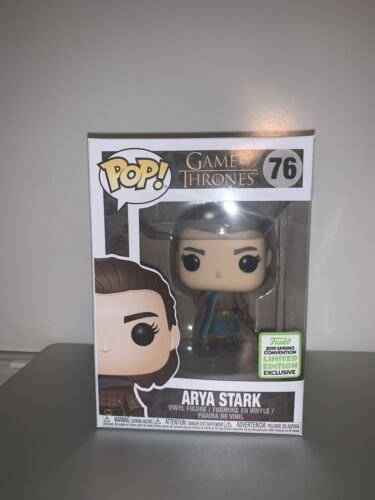 Funko Pop Arya Stark #76 Game of Thrones ECCC Shared Exclusive Ships ASAP