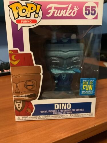 Funko Pop! Blue Dino #55 2019 Fundays Box of Fun 6000 Pieces Spastik Plastik