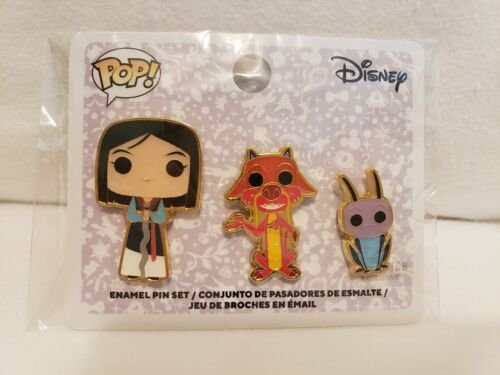 Funko Pop Disney Mulan Enamel Pin Set