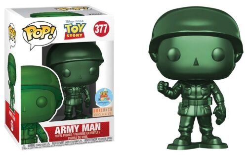 Funko Pop! Disney Pixar Toy Story Army Man Box Lunch Exclusive Metallic Vinyl