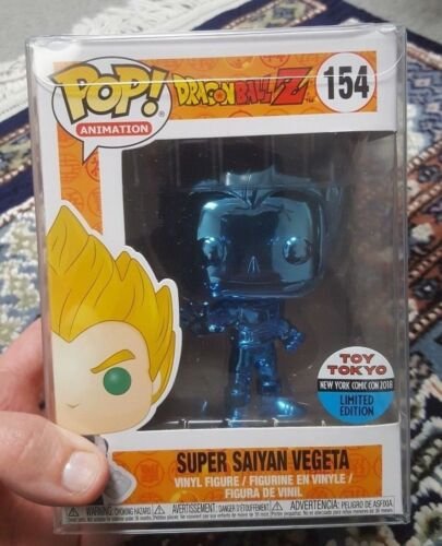 Funko Pop – Dragonball Z – BLUE CHROME VEGETA Toy Tokyo 2018 NYCC Exclusive