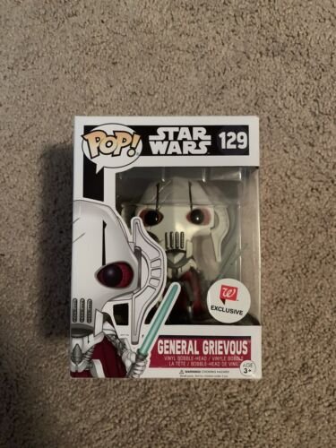 Funko Pop General Grievous Star Wars Walgreens #129 Rare Vaulted