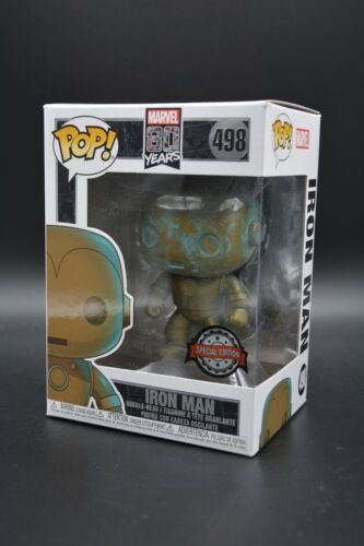 Funko Pop Marvel 80 Ans Iron Man 498 Vinyle Figurine Édition Spéciale Ovp Neuf