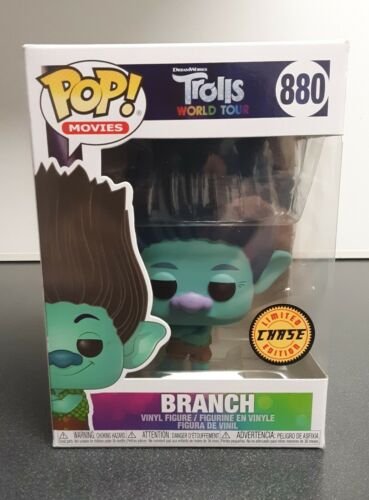 Funko Pop! Movies: Trolls World Tour – Branch #880 Rare Chase Pop