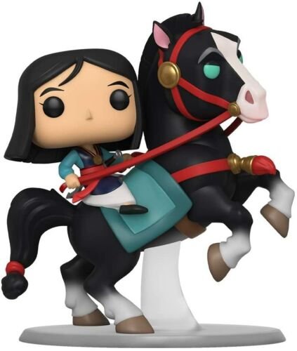 Funko Pop! Rides #76 : Mulan Riding Khan Disney Figurine Cheval Vinyle Figurine