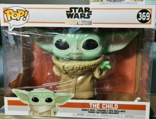 Funko Pop Star Wars Mandalorien The Enfant Bébé Yoda 25.4cm 369 Neuf Huge Figure