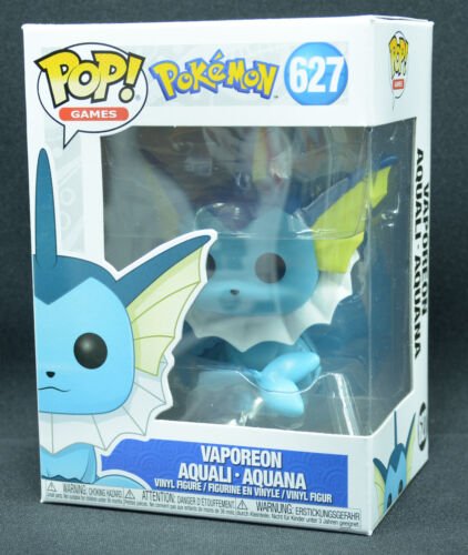 Funko Pop Vaporeon 627 Vinyle Figurine Games Pokemon Neuf Emballage D&rsquo;Origine
