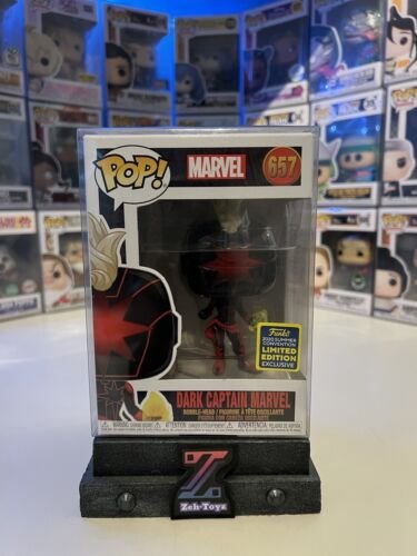 Funko Pop! Vinyle – Marvel – Dark Captain Marvel #657 – 2020 Été Convention (2)