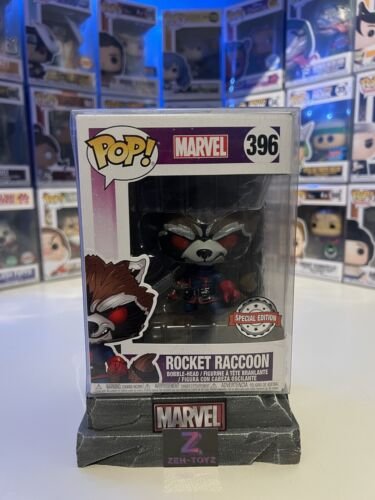 Funko Pop! Vinyle – Marvel – Fusée &lsquo;Raccoon&rsquo; #396 – Édition Spéciale