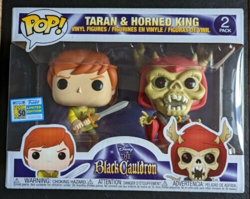 Funko pop Disney Taran and Horned King 2 Pack – SDCC 2019 Exclusive – Neuve