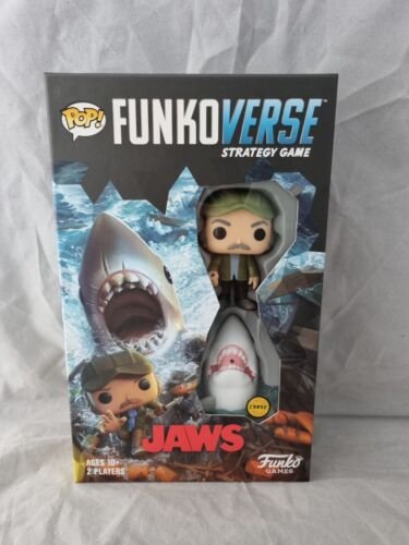 Funkoverse Stratégie Board Jeu Mâchoires Avec 2 Funko Pop Vinyle Chiffres Chasse