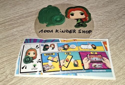 KINDER JOY VT290 VT 290 DC SUPER HEROES FUNKO POP POP IT POISON IVY +BPZ 03.2023