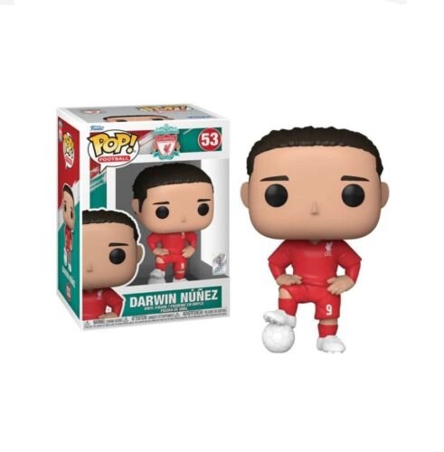 Liverpool FC Darwin Nunez 9.5cm Pop Football Vinyle Figurine Funko 53 IN Stock