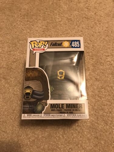 MOLE MINER – Funko Pop Games: Fallout 76 Vinyl Figure – NEW IN BOX #485
