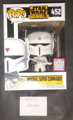 Star Wars Rebels  Funko pop  Imperial Super Commando  452  SDCC 2021  LE Damaged