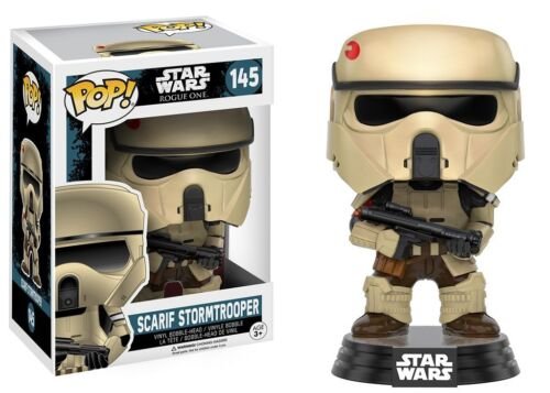 Star Wars Rogue Un Scarif Stormtrooper 9.5cm Figurine Pop Vinyle Funko GB Seller