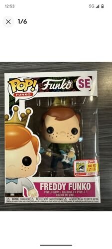 funko pop Freddy As  Kurt Cobain Sdcc Rock
