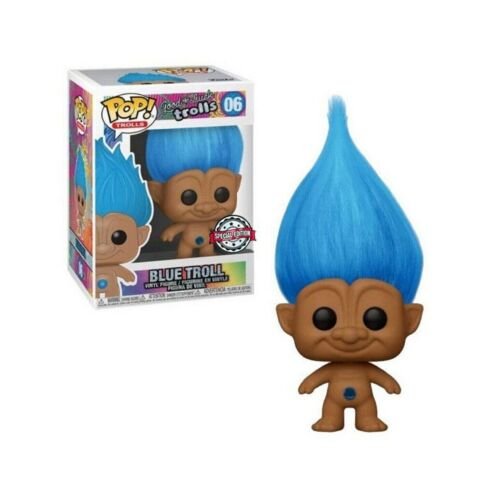 Bonne chance Trolls Funko Pop #06 Blue Troll 06 6 figurine jouet édition…