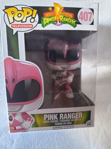 FUNKO POP TÉLÉVISION MIGHTY MORPHIN POWER RANGERS PINK RANGER 407 NEUF EN BOÎTE