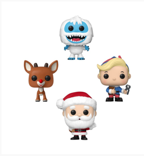 Funko Pocket Pop! Keychain 4-Pack: Rudolph – Tree Holiday Box