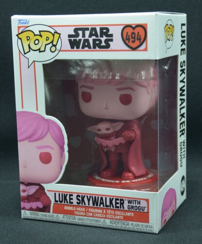 Funko Pop 494 Luke Skywalker Avec Grogu Vinyle Figurine Star Wars Saint-Valentin Funko Pop 494 Luke Skywalker Avec Grogu Vinyle Figurine Star Wars Saint-Valentin