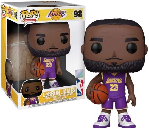 Funko Pop Basketball Lebron James Vinyle Figure nba Purple Jersey 23 Grand