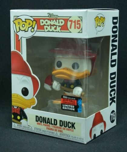 Funko Pop Donald Canard 715 Feu Fighter 2019 Cas Convention Edition Limitée Neuf Funko Pop Donald Canard 715 Feu Fighter 2019 Cas Convention Edition Limitée Neuf