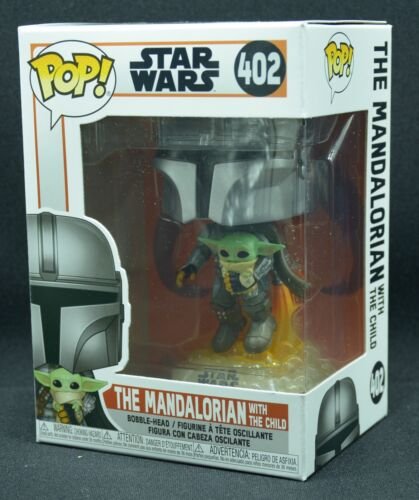 Funko Pop Le Mandalorien Avec Enfant 402 Vinyle Figurine Star Wars Nouveau Ovp