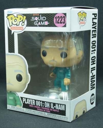 Funko Pop Lecteur 001 Oh Le Nam 1223 Télévision Squid Jeu Netflix Nouveau Ovp