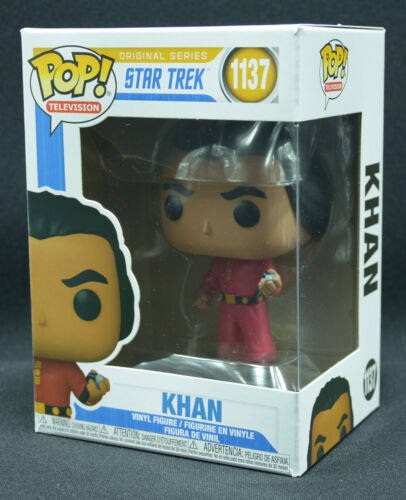 Funko Pop Original Série Star Trek 1137 Khan Vinyle Figurine Télévision Neuf Ovp