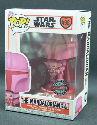 Funko Pop Star Wars Mandalorien Avec Grogu 498 Valentin Spécial Edition Neuf Ovp Funko Pop Star Wars Mandalorien Avec Grogu 498 Valentin Spécial Edition Neuf Ovp