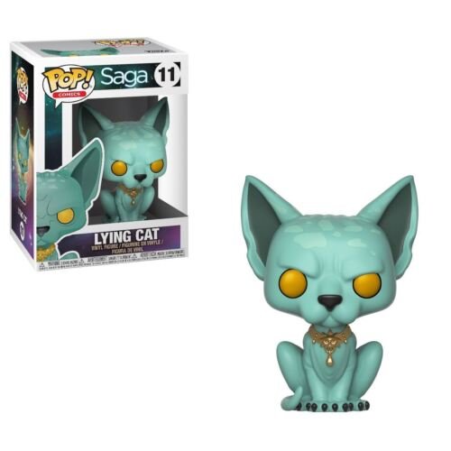 Saga Couché Chat 9.5cm Figurine Pop Vinyle Funko Bd 11 Vendeur Britannique